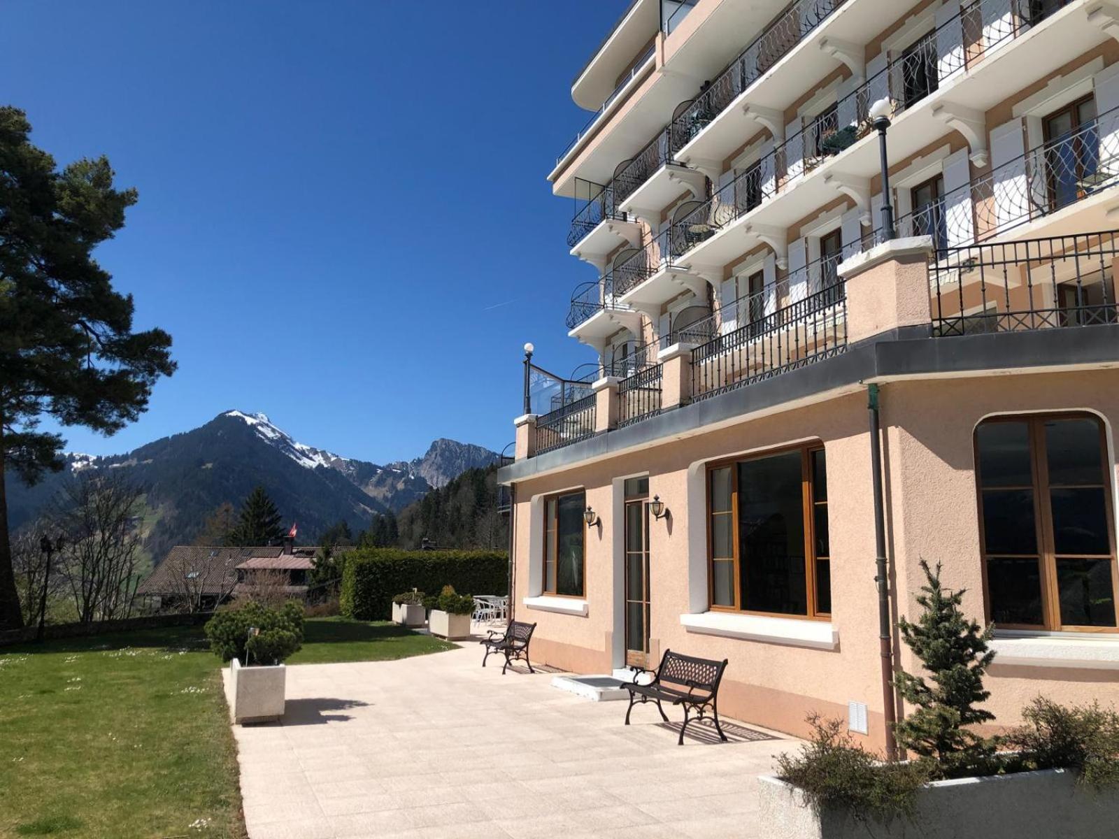 Rosat 2 Apartment Chateau-d'Oex Bagian luar foto